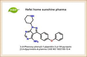3- (4-Phenoxy-phenyl) -1-piperidin-3-yl-1H-pyrazolo [3,4-d] pyrimidin-4-ylamine CAS NO 1022150-12-4