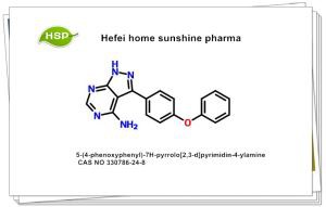 5- (4-phenoxyphenyl) -7H-pyrrolo [2,3-d] pyrimidin-4-ylamine CAS NO 330786-24-8