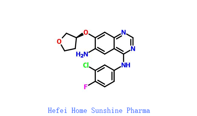 (S) - N4 - (3 - kloro - 4 - fluorofenil) - 7 - (tetrahidrofuran {{ 0}} 3 - yloxy) quinazoline - 4,6 - diamine NO CAS: 314771 - 76 - 1