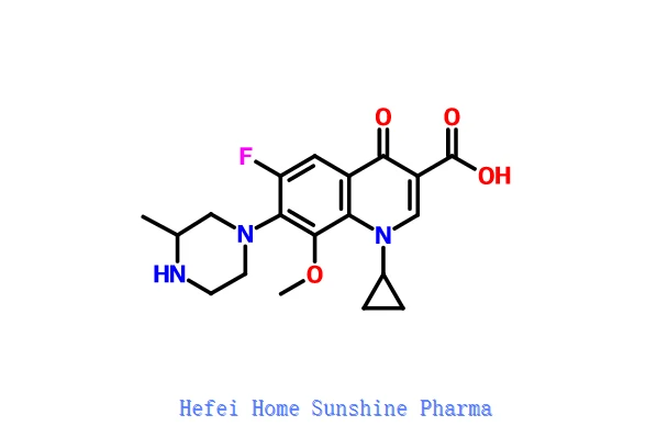 1-Cyclopropyl-6-fluoro-1,4-dihydro-8-methoxy-7-(3-methyl-1-piperazinyl)-4-oxo-3-quinolinecarboxylic Asid CAS 112811-59-3