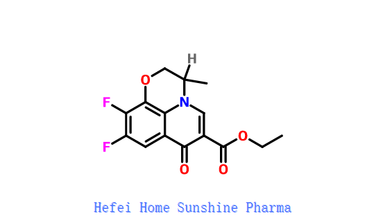 Etil 9,10-difluoro-3-metil-7-oxo-3,7-dihydro-2H- [1,4] oxazino [2,3,4-ij] quinoline-6-carboxylate CAS 82419-34-9