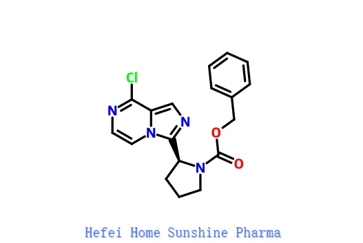 (S)-benzyl 2-(8-chloroimidazo[1,5-a]pirazin-3-yl)pyrrolidine-1-karboksilat CAS 1418307-18-2