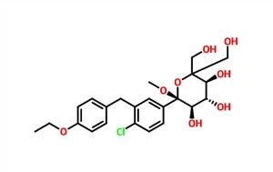 (2S, 3R, 4S, 5S) -2- (4-chloro-3- (4-ethoxybenzyl) phenyl) -6,6-bis (hydroxymethyl) -2-methoxytetrahydro-2H-pyran-3,4,5- triol CAS 1528636-39-6