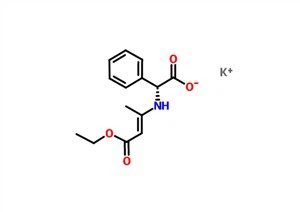 Kalium (R)-[(3-ethoxy-1-methyl-3-oxoprop-1-enyl)amino]phenylacetate CAS 961-69-3