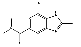 1H-Benzimidazole-5-carboxamide, 7-bromo-N,N,2-}trimethyl- CAS 2476762-63-5