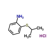 BenzenaMine, 2-[(1-Methylethyl)thio]-, Hydrochloride (1:1) CAS 861343-73-9